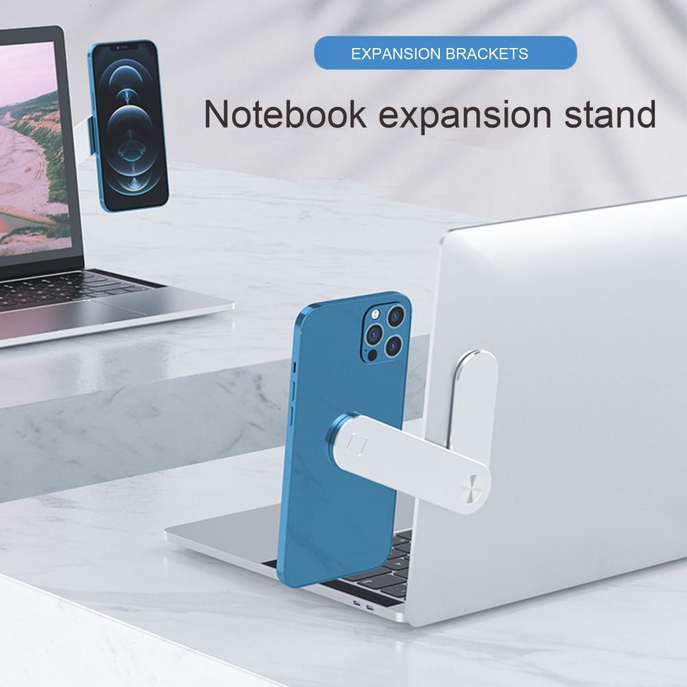 SP21 Laptop Screen Support Holder Dual Monitor Display Clip Adjustable Phone Stand Laptop Side Mount Connect Tablet Bracket