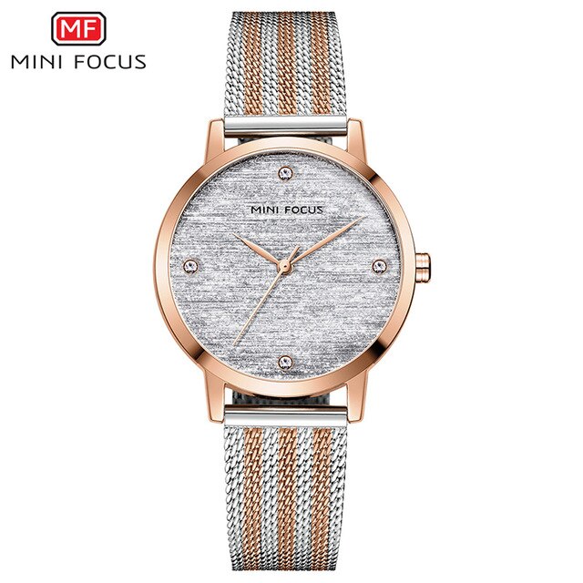 MINI FOCUS 2020 New Women Watch Elegant Fashion Ladies quartz Watch Waterproof Stainless Steel Belt Ladies Dress Montre Relogia