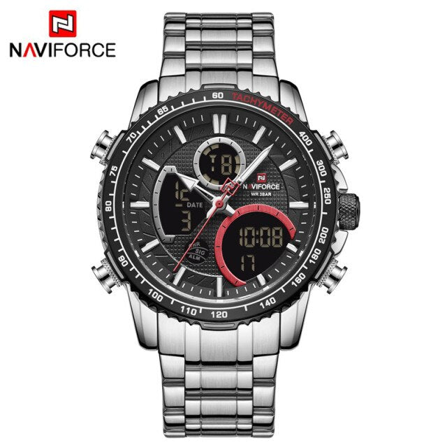 NAVIFORCE Men Watch Luxury Brand Sport Style Watches Mens Chronograph Quartz Wristwatch Male Waterproof Clock Relogio Masculino