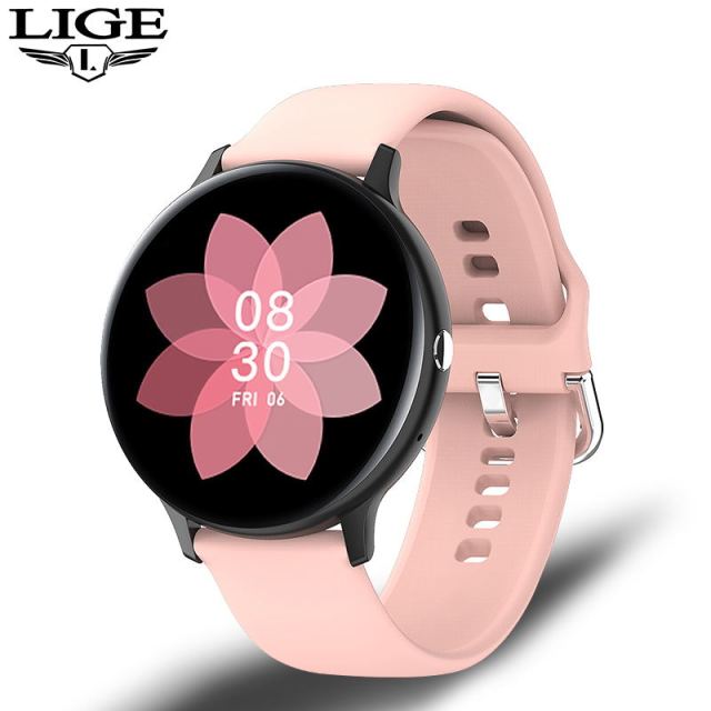 LIGE New 2021 Smart Watch Men Full Touch Screen Sports Fitness Watch IP67 Waterproof Bluetooth For Android ios smartwatch Mens